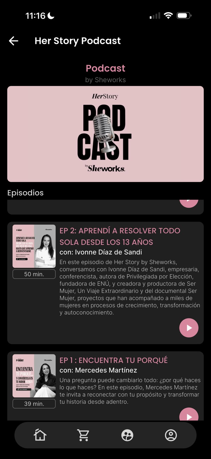 Her Story Podcast en la app